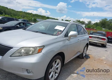 2010 Lexus Rx 350 z USA, uszkodzony, nr VIN JTJZK1BA8A2401375